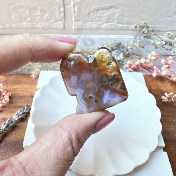 Set of 6 Ocean Jasper Tumbles - Picture 10 of 10